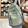 Schoolbag School Bag Junior High School Girls Simple Versatile Large Capacity High School Student Backpack Casual Korean Edition Tide College Student