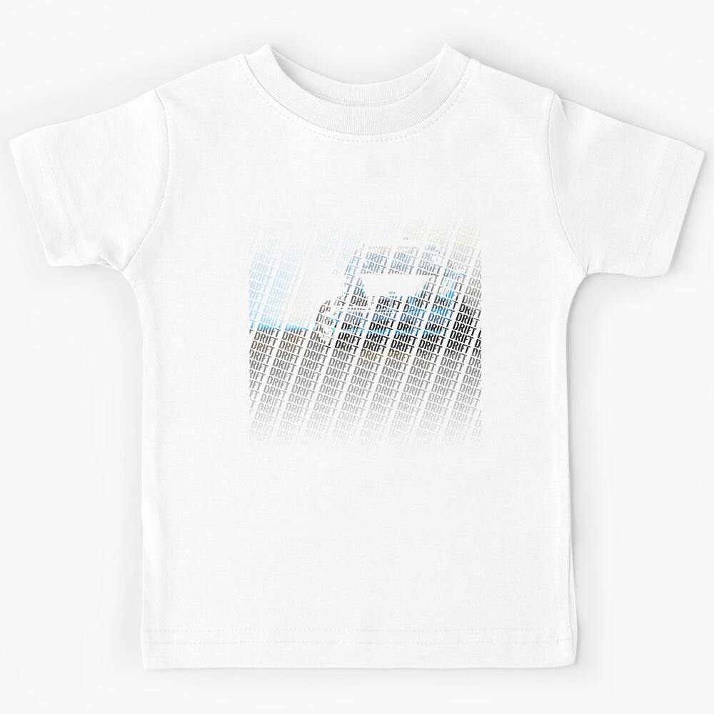 Drift Grid Drift Car Design Kids T-Shirt 170