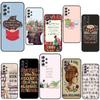 Reading Books Tea Printing Case For Samsung A54 A34 A14 A13 A23 A33 A53 A73 A51 A71 A72 A12 A22 A32 A42 A52 Back Cover