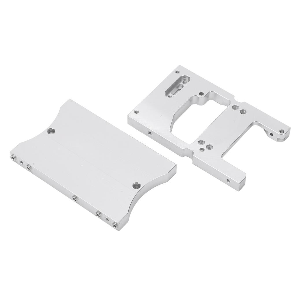 Aluminum Alloy Steering Gear Compartment with Tail Beam Set for MN D90 MN98 RC Car Upgrade Parts