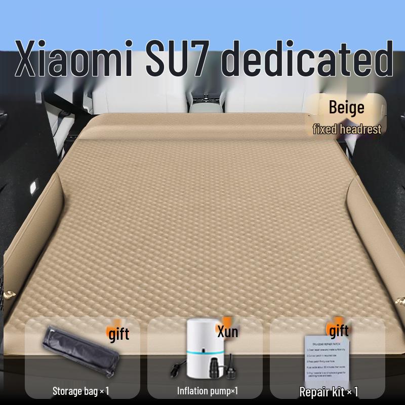 Xiaomi SU7 Car Bed: Inflatable Mattress for Trunk and Rear Seat