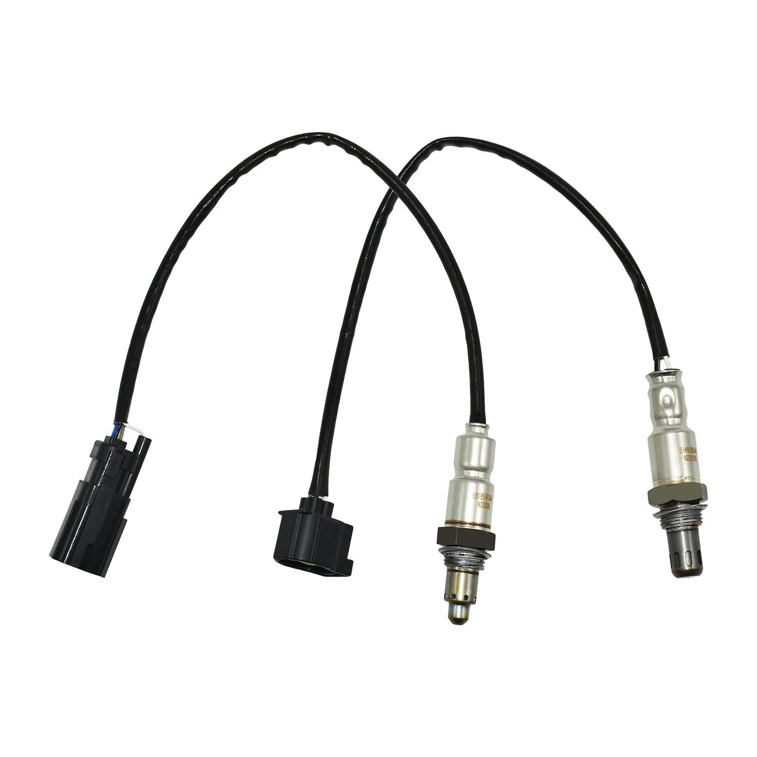 

2Pcs 68195741AA+5149180AA Up & Down Oxygen O2 Sensor For Jeep Renegade Chrysler