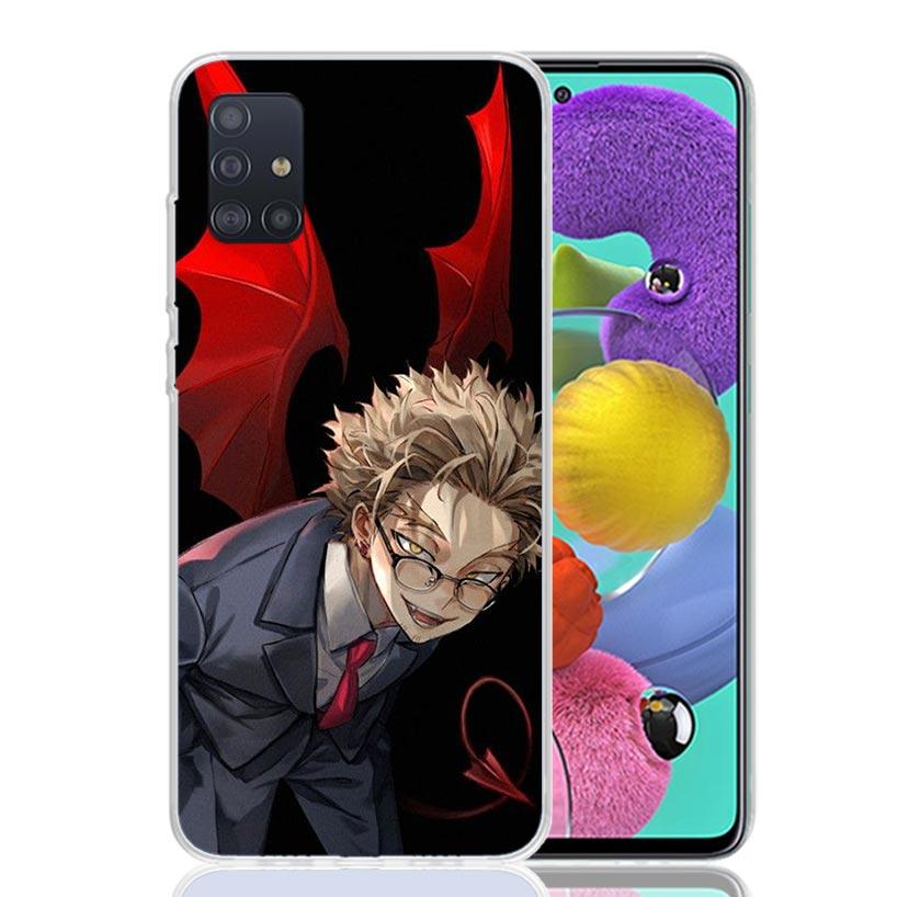 Hawks MHA My Hero A-Academy Phone Case For Samsung Galaxy A52 A32 A22 A12 A02S A50S A30S A51 A31 AA71 Note 20 Ultra 10 S10 Plus