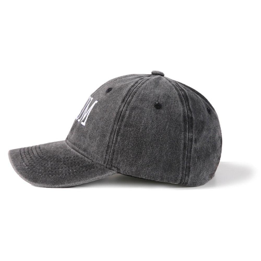 Washed Cotton Baseball Cap DAD MOM Embroidery Baseball Hats Fashion Sunscreen Hats For Man Women