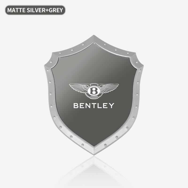 Metal Shield Decal Iconic RedSticker for Motorbike Enthusiasts For Bentley Continental GT MULLINER Bentayga Flying Hurtling Spur TH5