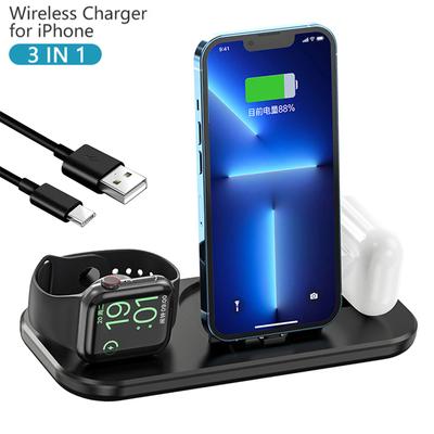 Rychlá bezdrátová nabíječka 3 v 1 nabíjecí dokovací stanice pro iPhone 14 13 12 11 Pro Xs Max Plus pro Apple Watch 8 7 6 Se 5 Airpods Pro