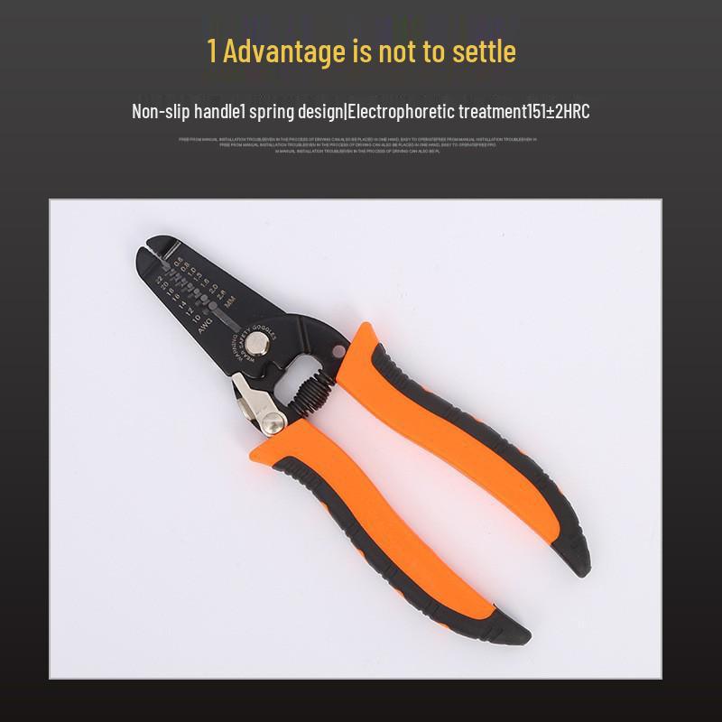 Dual-Color Multi-Functional Wire Stripper & Cutter for Electricians