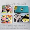 3Pcs Cartoon Network Characters Bedding Sets For All Sizes New 3D Printed Bed Cover Comforter Duvet Cover Pillowcase Bedroom Decoration