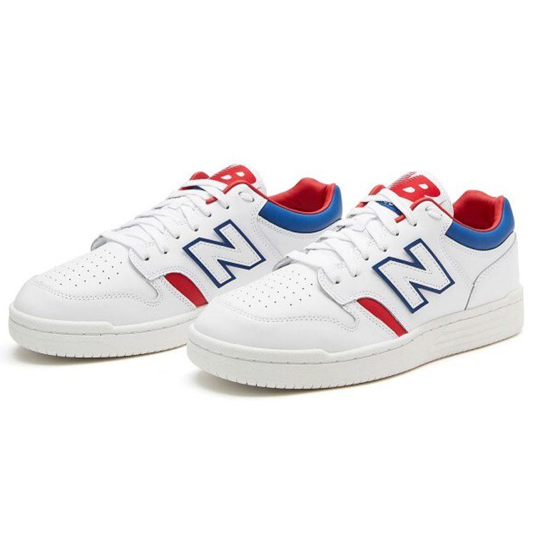 New Balance 480 Low White/Red/Blue BB480LAA