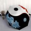 Yin Yang Phoenix: Balance in DesignUmbrella with Cute Design, Portable 3-Fold Compact Umbrella for Men & Women, Valentine's Day Mother's Day Halloween