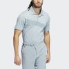 Adidas Adicross Golf Solid Color Casual Polo Shirt Men Polo Shirts Light-Blue HA0592