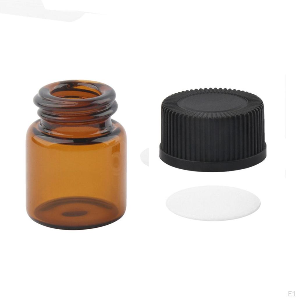 100 Stück Mini Glasflaschen Parfüm Reise nachfüllbar Geburtstagsgeschenke Größe Probe