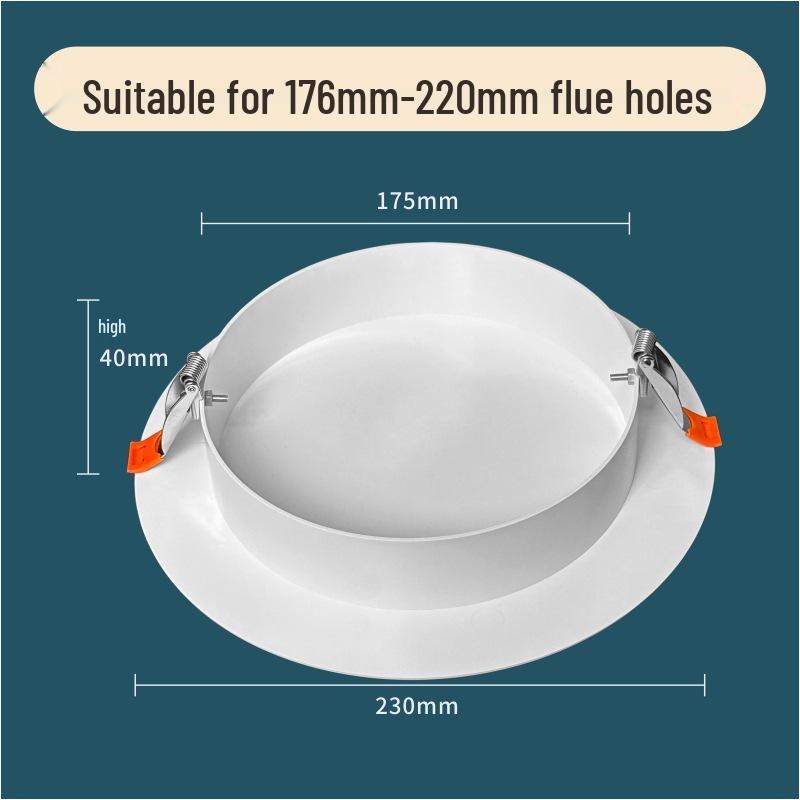 Round Air Conditioner Exhaust Pipe Decorative Cover and Seal
