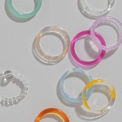 GETMEBLING [3set] Clear Ring