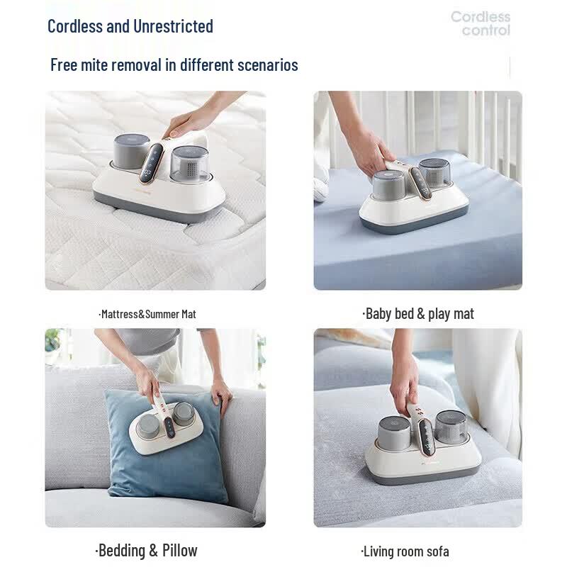 Morphyrichards Cordless Handheld UV Mite Remover CN Plug (adapter Included)