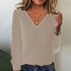 Women Fashion Pullover Sweater R-Neck Long Sleeve Shirts Blouse Knit Casual Cozy Clouds Top