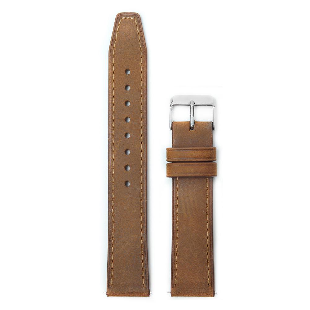 Genuine Leather Watch Strap for Fiyada Mach J-20 GA881007, Men's Cowhide, 22mm/20mm