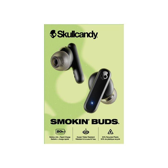 Écouteurs Intra-auriculaires - Skullcandy - Smokin Buds - Sans Fil - Résistant À La Transpiration - Noir