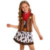 Ensemble Gilet de Costume pour Filles - Tenue de Jeu de Rôle Personnage