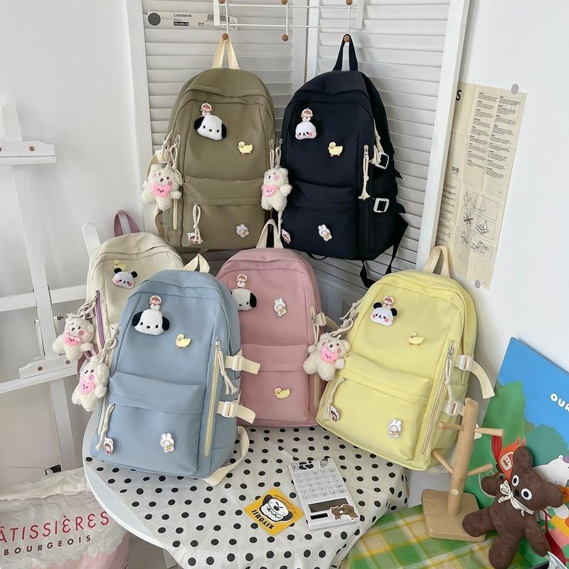 School bag female college student backpack new large capacity junior high school student cute backpack female versatile