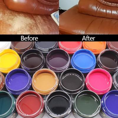 20 Colors 50ml Car Care Liquid Leather Repair Kit Auto Complementary Color Paste Car Seat Sofa Scratch Cracks Paint Care Cleaner