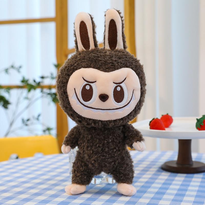 New Labubu Doll Bubble Mart Little Devil Plush Toy 30cm Wedding Toss Doll