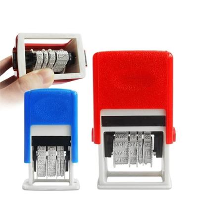 Stempel Rückkehr zum Tintengriff Konto Stempel Datumsstempel Automatischer Tintenrücklauf Datumsrad Stempel