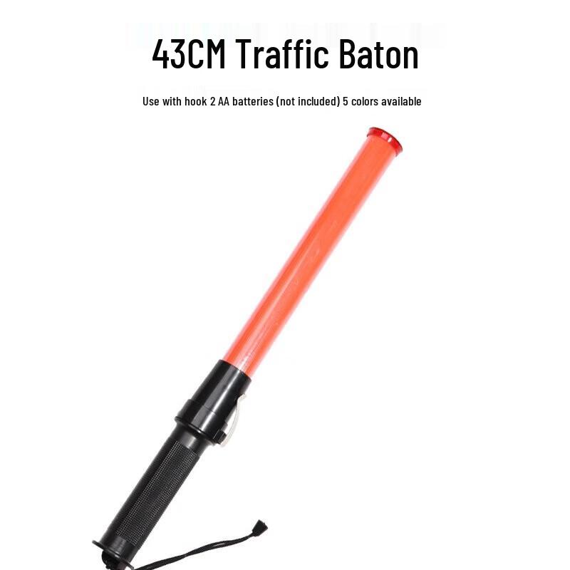 SANSHENG 43cm LED Traffic Command Baton Warning Light (2-Pack) 43cm