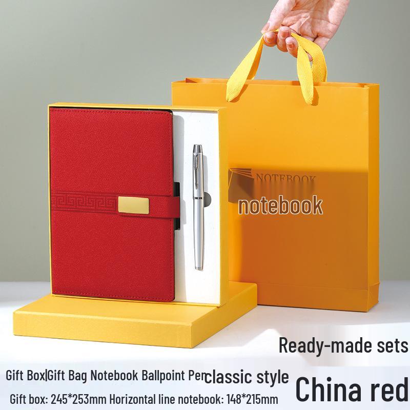 A5 Custom Logo Notebook Gift Set - High-Quality Business Diary with Gift Box