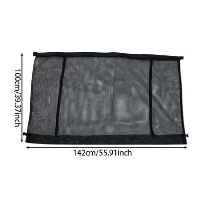Large Capacity Mesh Net Bag Durable  Kid Ball Bag Adjustable Hanging Swimming Pool Storage Bag Foldable Outdoor Beach Accessory