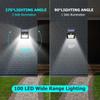 1pcs Solar Sensor Wall Light 100LEDs Solar Energy Street Light Yard Path Home Garden Solar