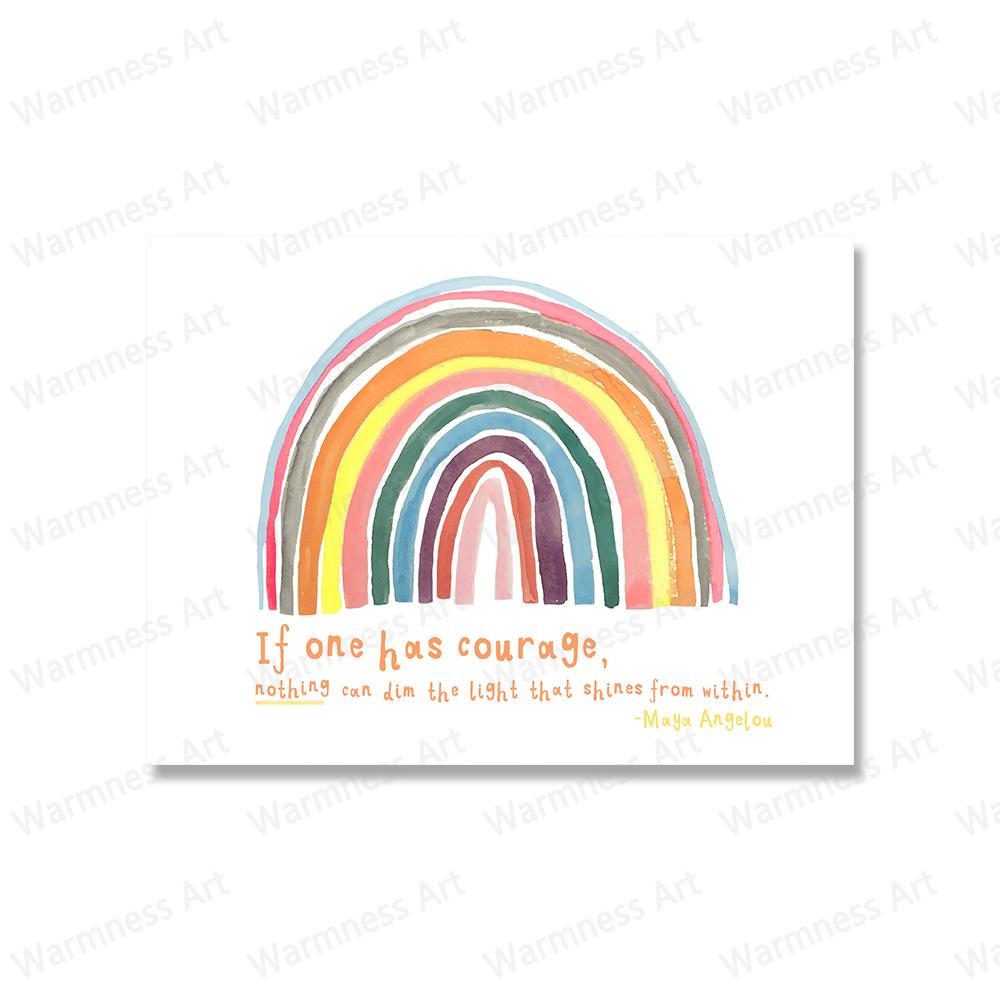 

Тигр, леопард, кролик, черная кошка, цветок, Радуга, настенная живопись, холст, картина, скандинавский постер и принт, рождественская картина, декор для детской комнаты 21x30cm No Framed