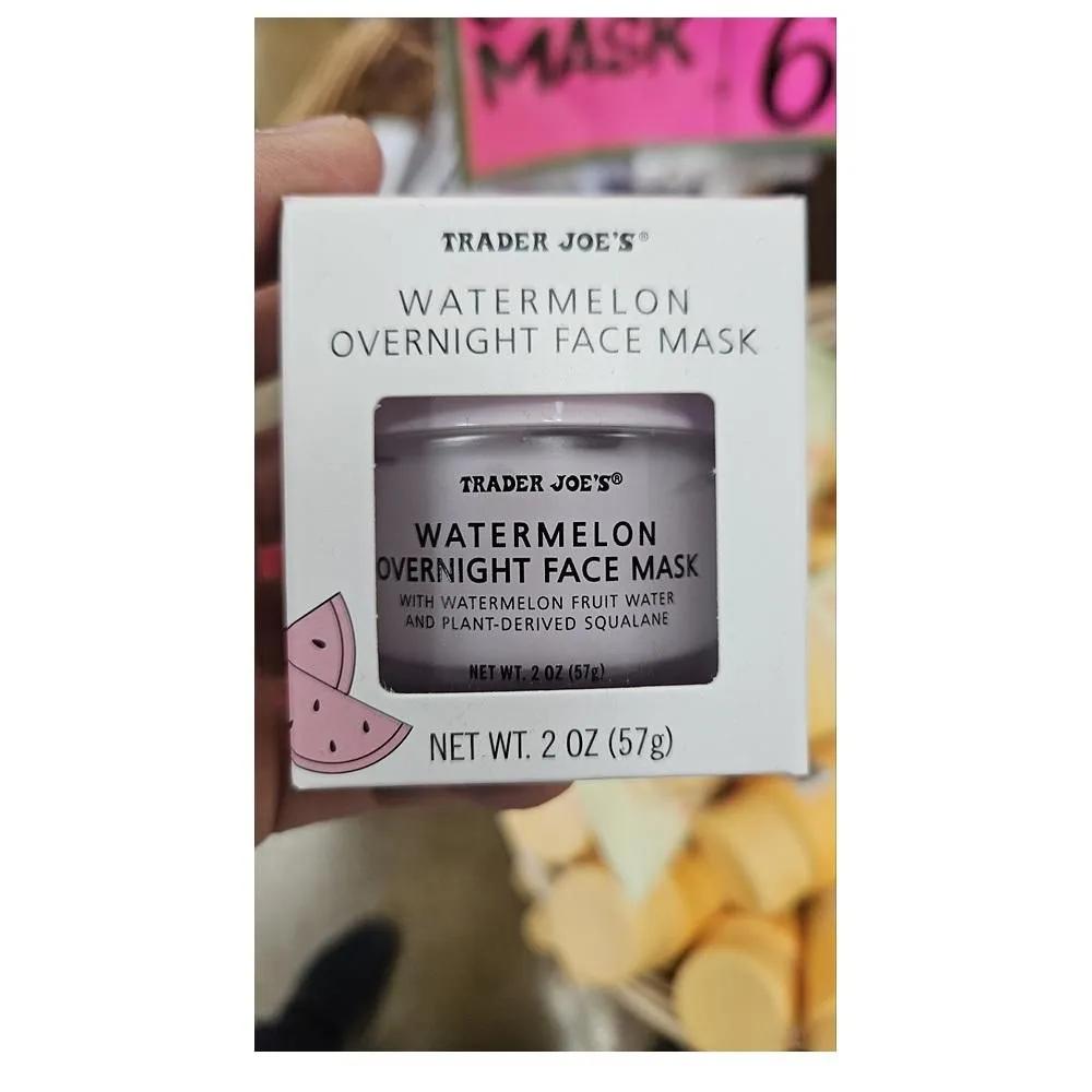 Trader Joe s Face Mask 57g 1 Pack Watermelon Overnight Trader Joe s Watermelon Overnight Face Mask 2oz