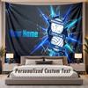 Custom Name Text Tapestry BIRMINGHAM CITY Personalized Polyester Wall Tapestry For Bedroom And Room