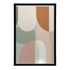 Pastel Harmony Pastel Harmony, 50X70 Cm, Gold Aluminum Frame, 230 Gsm Matte Paper
