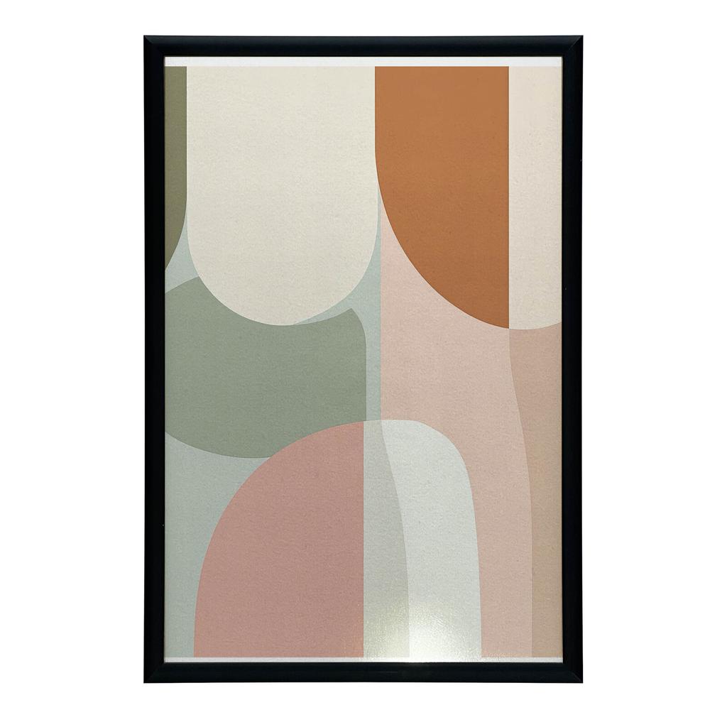 Pastel Harmony Pastel Harmony, 50X70 Cm, Gold Aluminum Frame, 230 Gsm Matte Paper