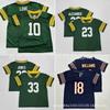 Kids Rugby Jersey With Embroidered Number 10 11 33 Aaron Rodgers Style Unisex Youth Football Shirt Winter