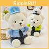 Teddy Police Officer Bear Plush Toy Adorable Cop Costume Animal Kid Gift Perfect
