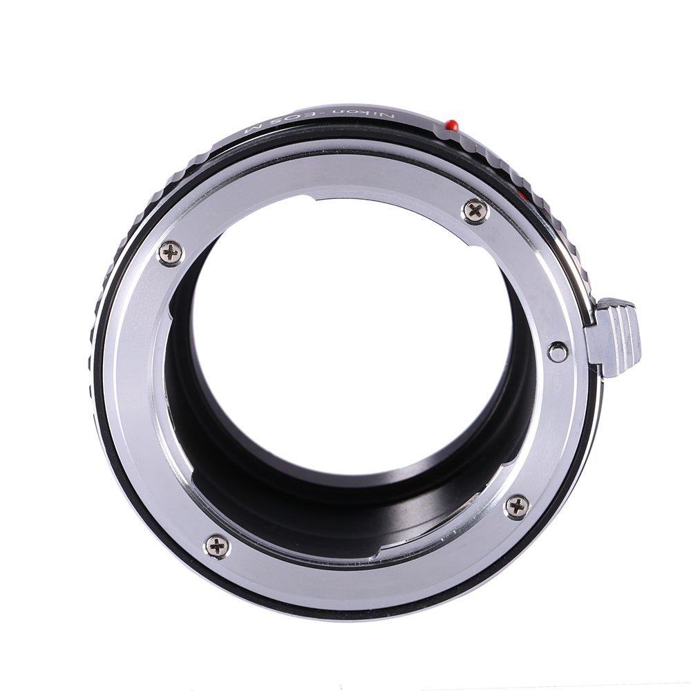 Concept Lens Mount Adapter lens to Canon mount K&F KF-NFEM (Nikon F-mount EF-M conversion)