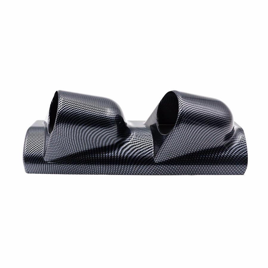 2"(52mm) Carbon Fiber A Pillar Pod 2 Hole Gauge Holder Pod Drivers Side/Left Side /gauge Pod