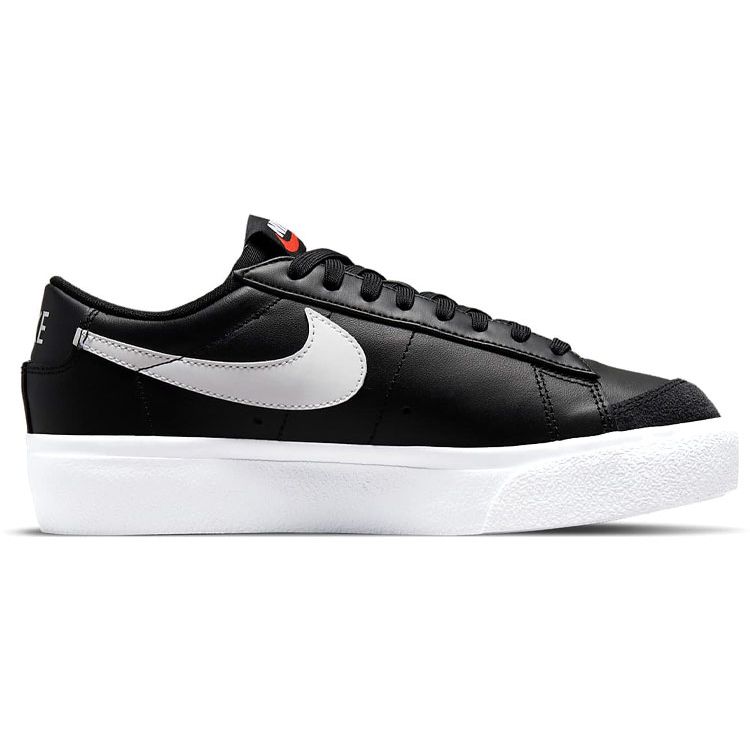 Nike Women's Blazer Low Platform Black White DJ0292-001