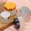 5-50g Face Cream Bottles Empty Makeup Jar Makeup Storage Vials Frosted Glass Cream Jar  Travel