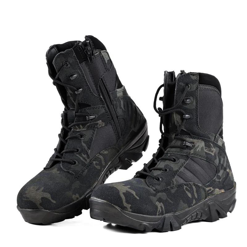 Men's Boots 2025 New Combat Shoes For Men Outdoor Sport Climb Mountains Cross Country Men Sneakers Sapatos Masculinos