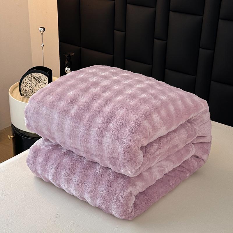 Foreign Trade Milk Fleece Coral Blanket - Air Conditioning Flannel Nap Cover and Gift