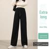 Women's 2024 Winter Plus Velvet Corduroy Wide-Leg Pants - Lambskin Lined Casual Straight Trousers