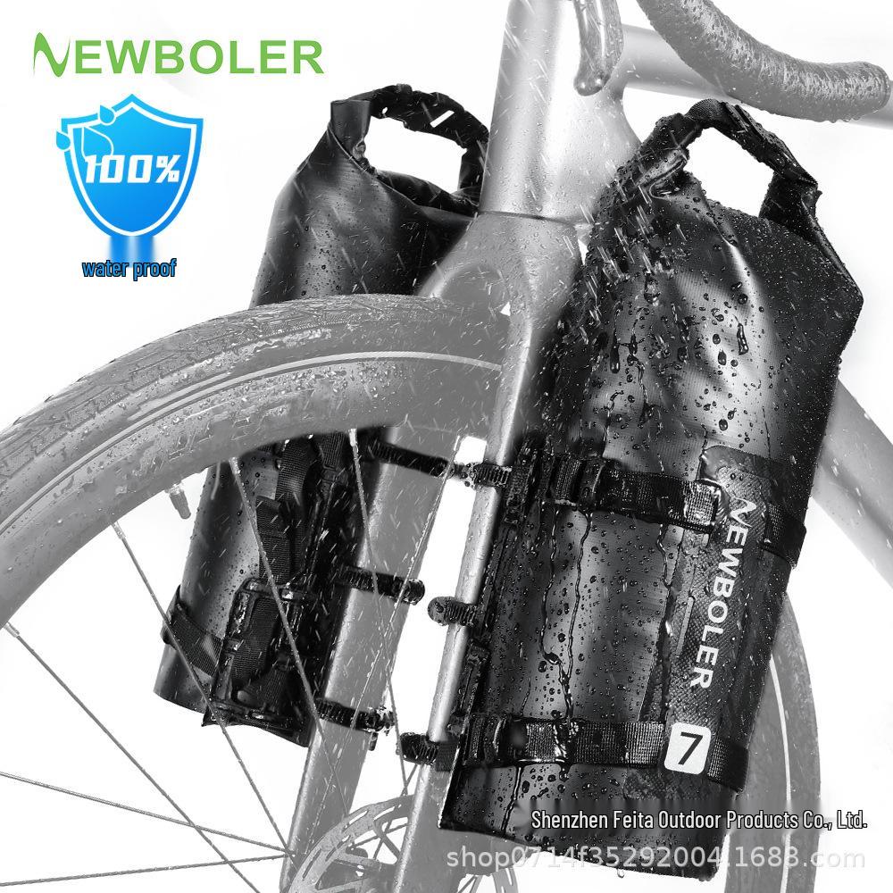 NEWBOLER Vodotěsná brašna na vidlici kola: Přenosný, Multifunkční, Kapacita 3 l / 7 l pro horskou a silniční cyklistiku