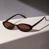 Vintage Oval Sunglasses Men Luxury Brand Designer Small Oval Male Female Sun Glasses Retro Fashionable Women Eyewear