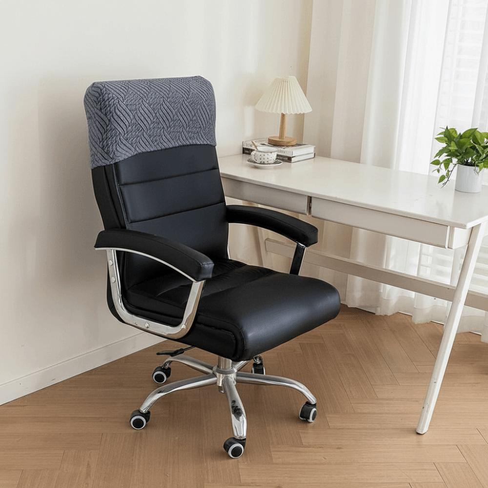 High Elasticity Chair Back Cover Solid Color Executive Chair Half Cover  for Gaming Chair Office