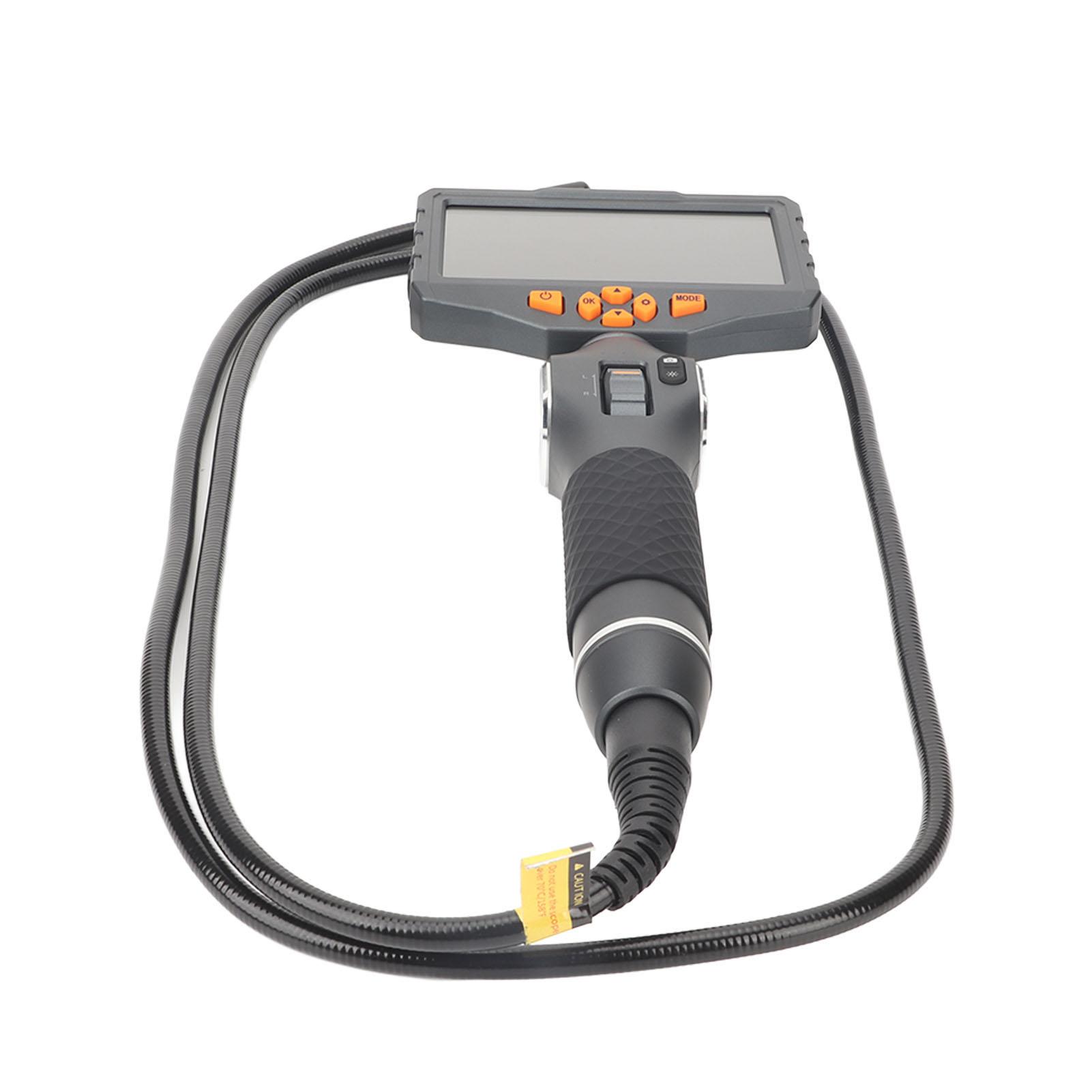 

Industrial Endoscope 1080P 210 degrees Dual Rotation 5inch IPS Screen Borescope for Auto Repair Maintenance