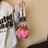 Football Net Bag Nylon Bold Storage Bag Single Ball Carry Portable Equipment